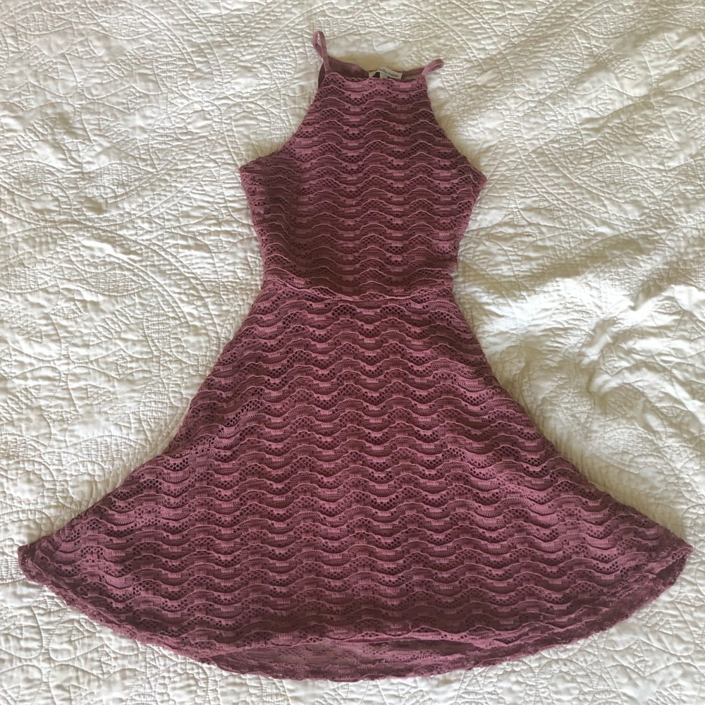 Mauve Pink Skater Dress